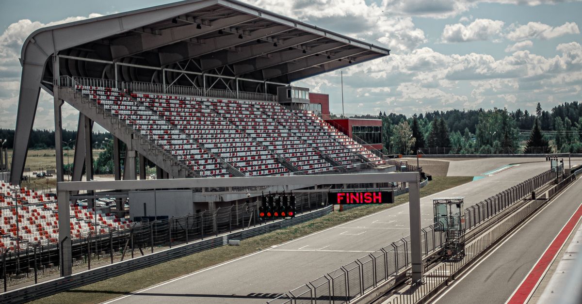 Car Racing Bleachers Bleachers on the Race Track · Free Stock Photo
