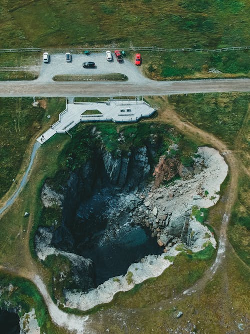 Gratis stockfoto met aarde, auto's, dronefoto