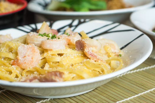 Cooked fettuccine image