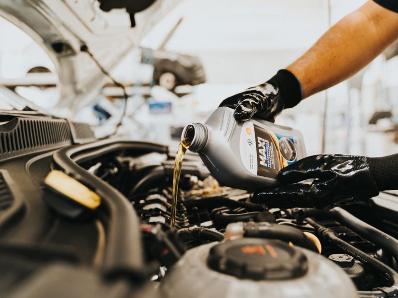 Technician reviewing maintenance checklist