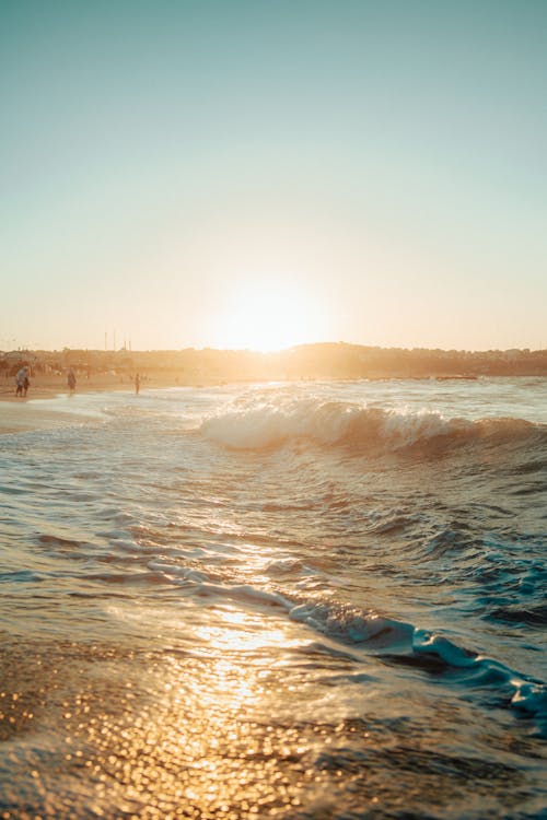 Darmowe zdjęcie z galerii z pionowy strzał, plaża, wybrzeże