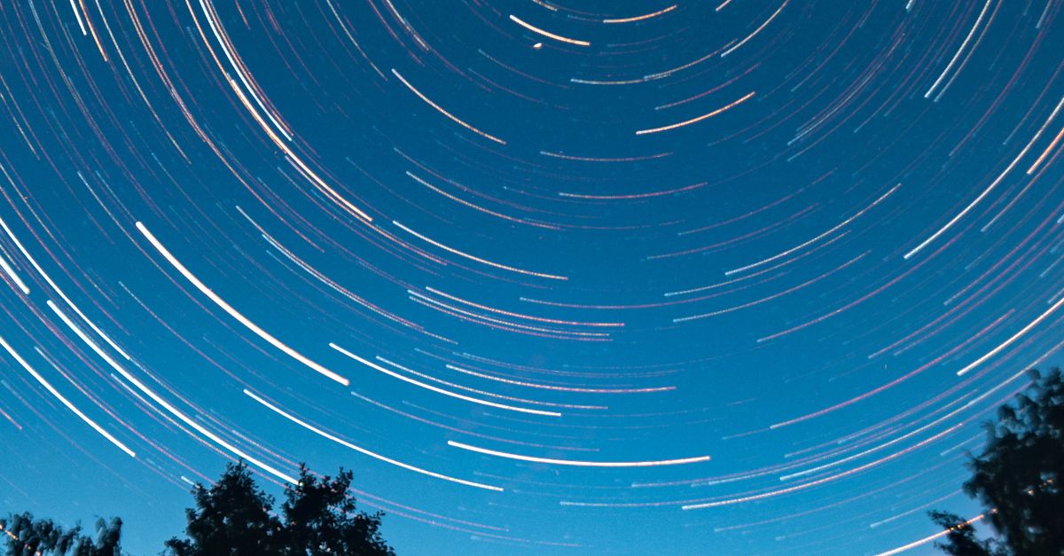 Circle Path Star Circular Star Trails 路 Free Stock Photo