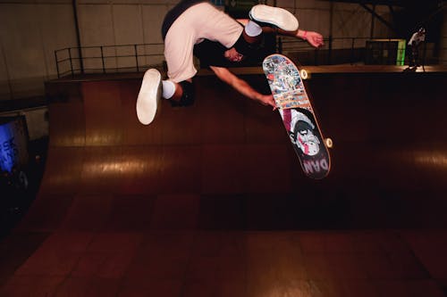 A Skater Doing a Trick