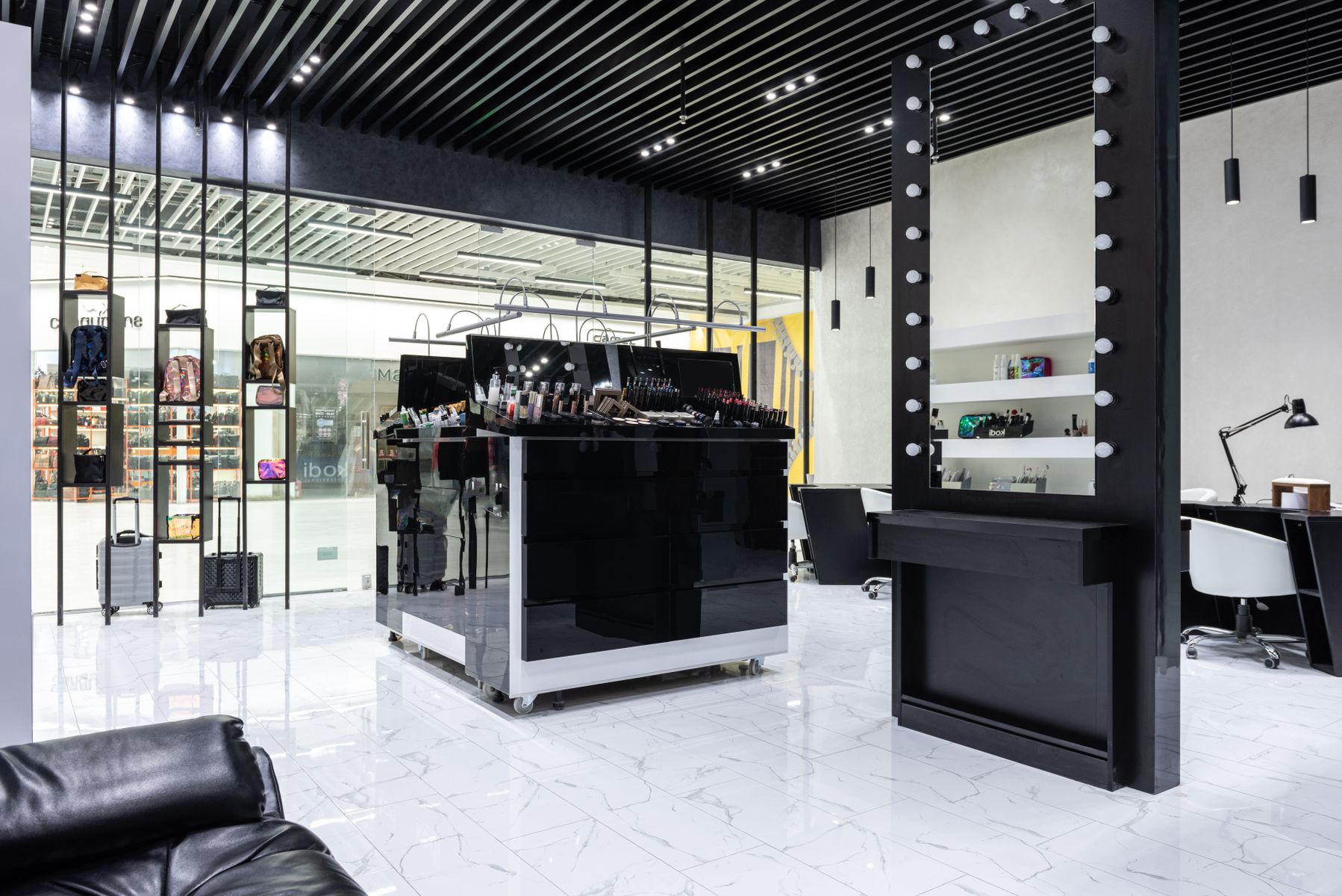 Modern salon interior