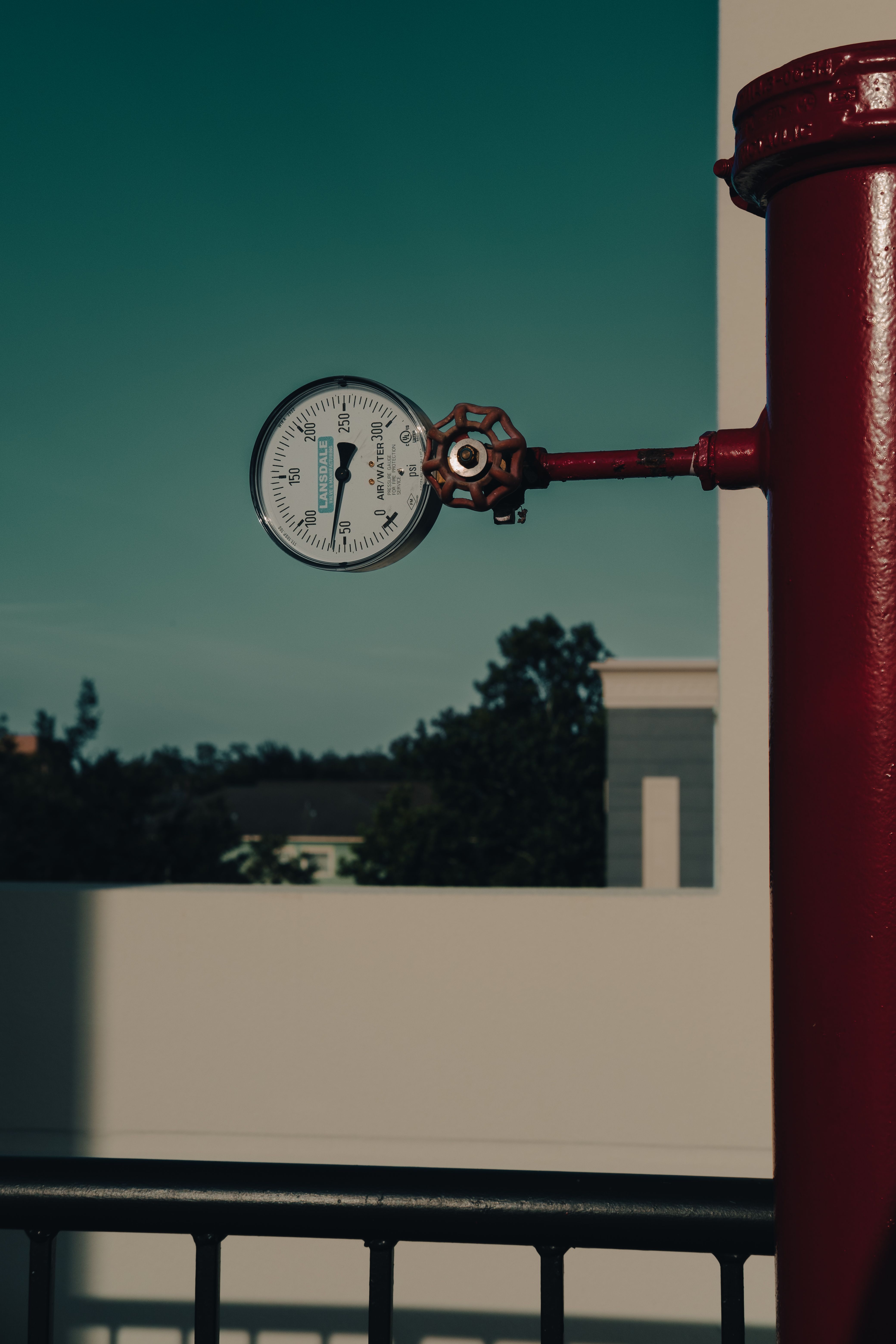 Gas Meter near Wall · Free