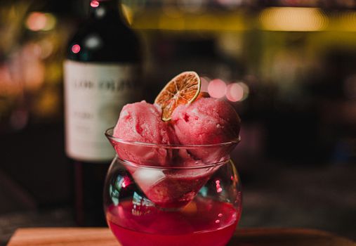 Close-up of a Sorbet