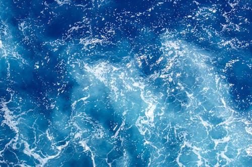 Gratis arkivbilde med blå, bølger, dronebilde