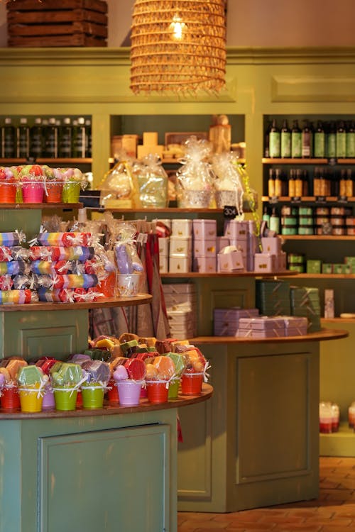 Bar Soaps in a Store