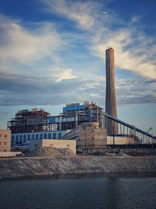 Foto profissional grátis de água, área industrial, arquitetura