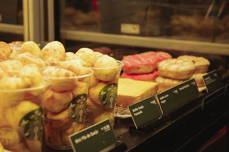 Pastries In A Coffee Shop