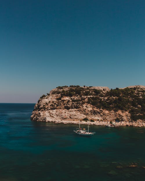 Boat On Rhodes Island 