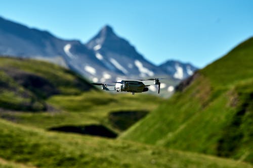 A Drone Camera Flying