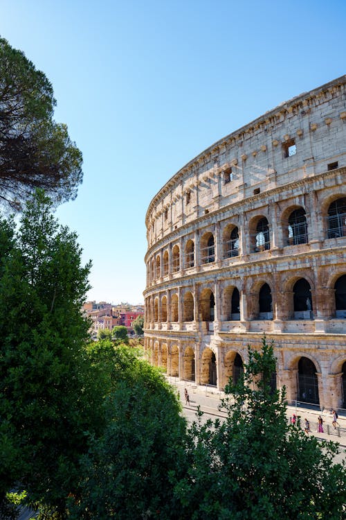 Facade of a Colosseum 