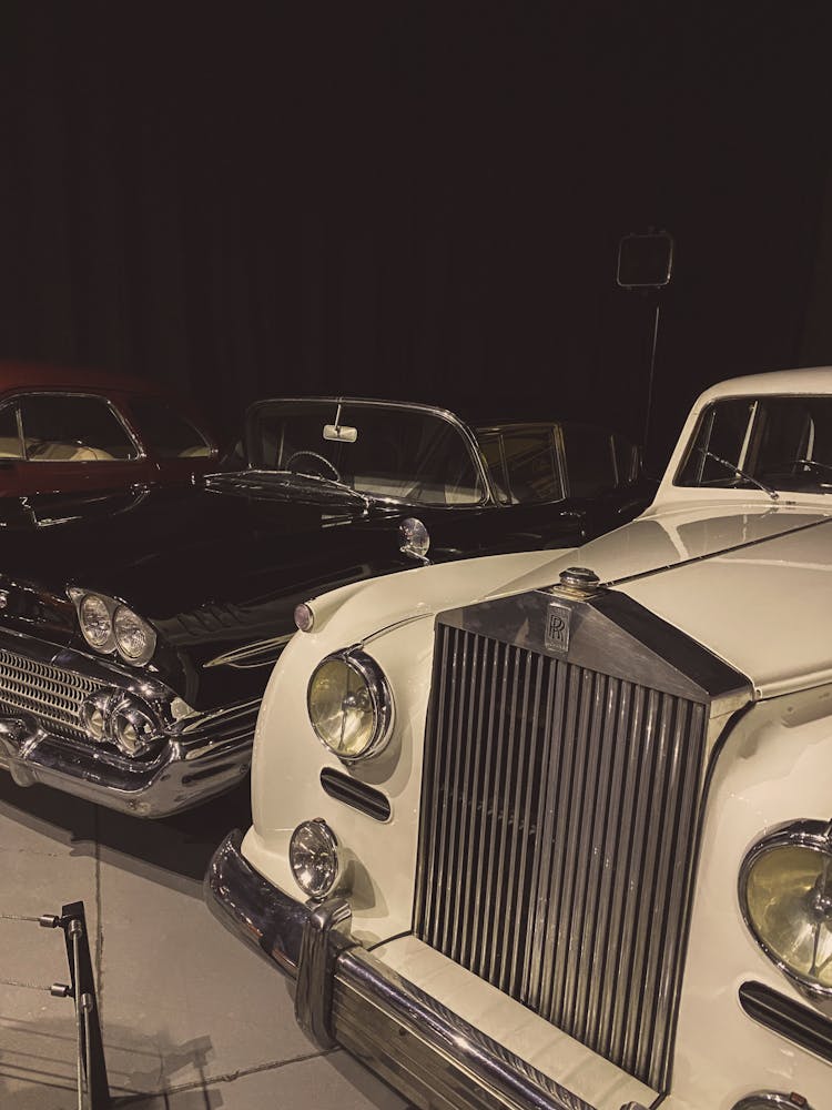  Classic Cars Parked Inside A Garage