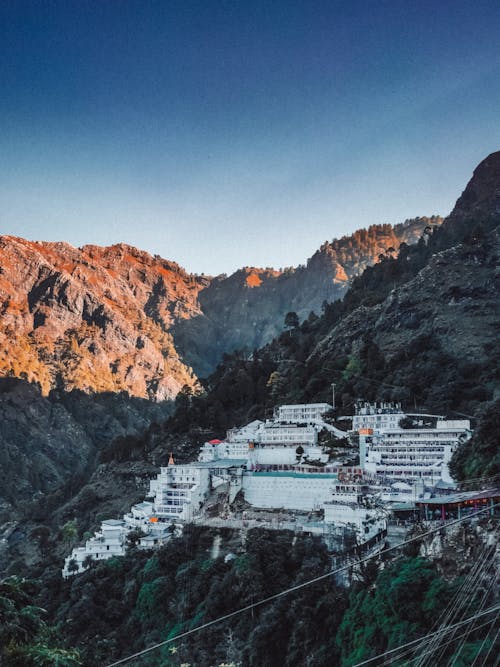 Scenic View of a Resort in the Mountains