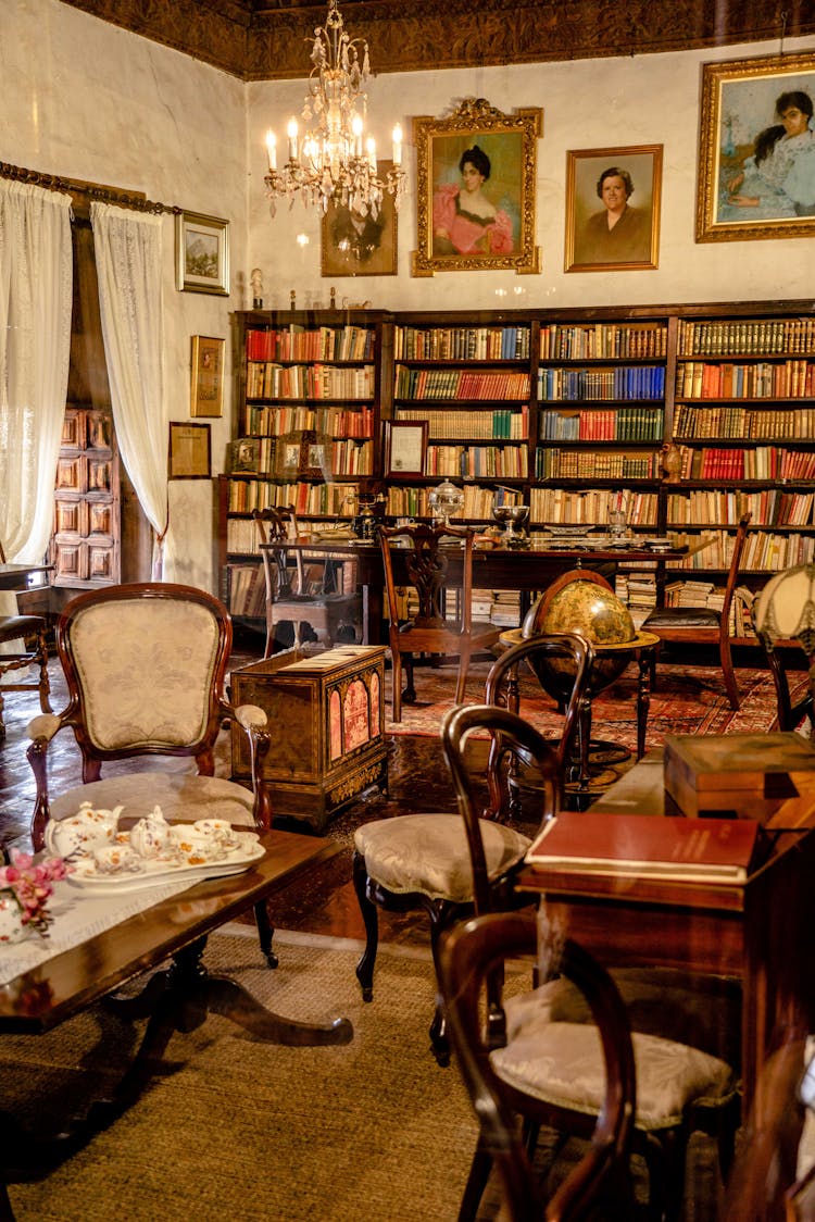 Interior Of The Casa De Los Balcones, La Orotava, Tenerife , Spain 