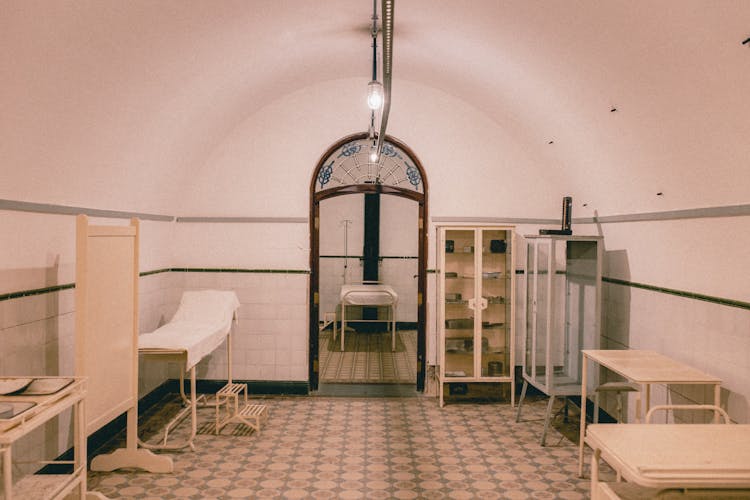 Furniture And Fixtures In A Hospital  Room