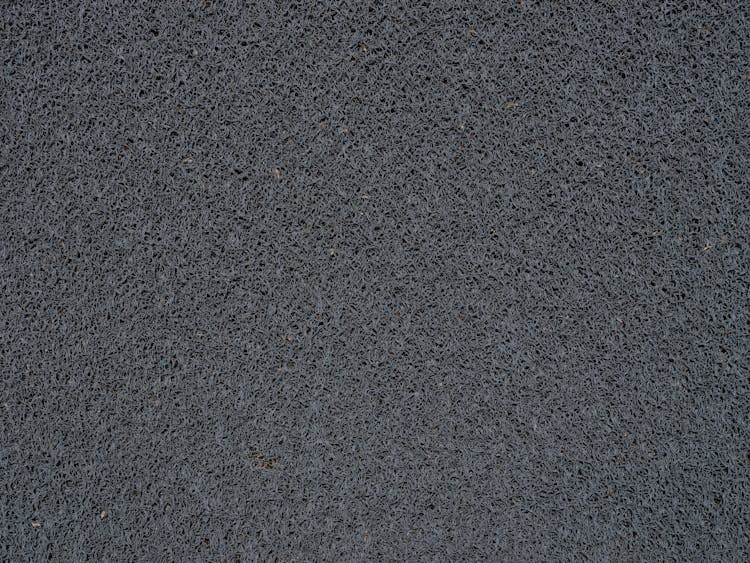 Close Up Of Synthetic Gray Doormat Texture