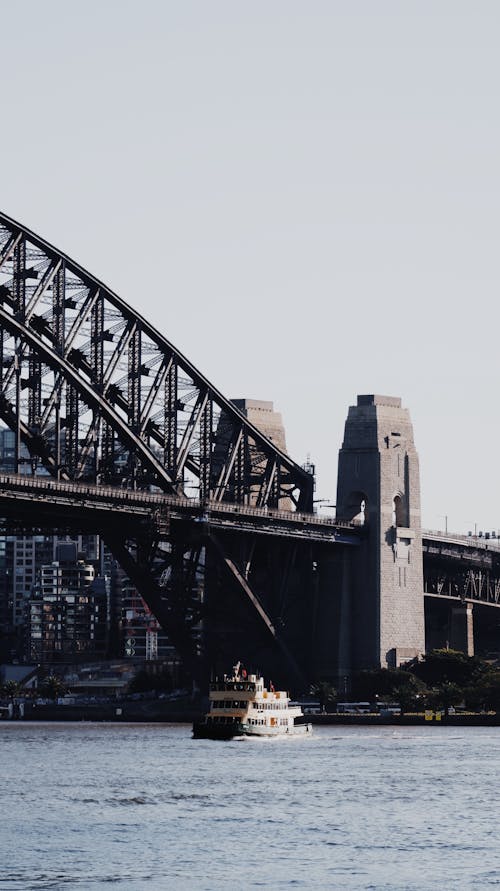 垂直拍摄, 城市, 悉尼海港大桥 的 免费素材图片