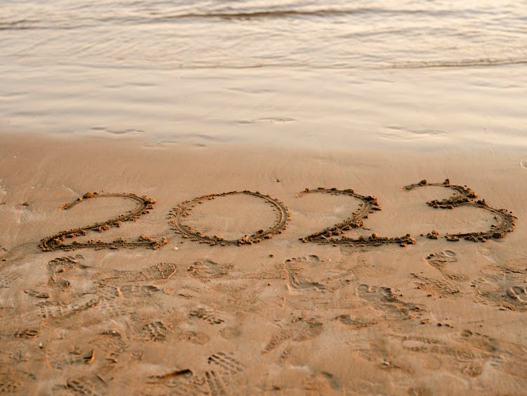 Writing 2023 On Sand Beach