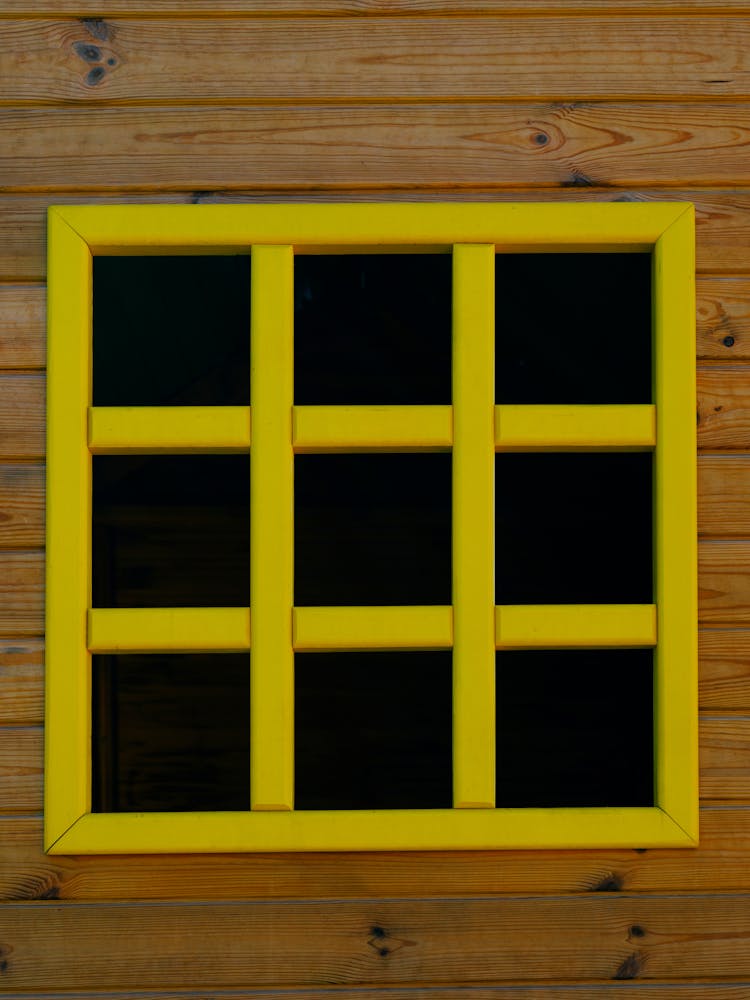 Wooden Frame On Window