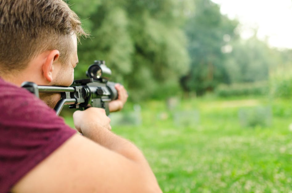 Free stock photo of action, aiming, airsoft