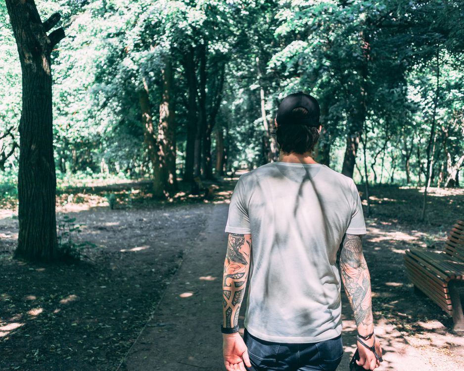 Man Walking At The Park · Free Stock Photo
