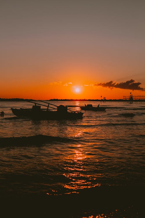 Harbor at Scenic Sunset