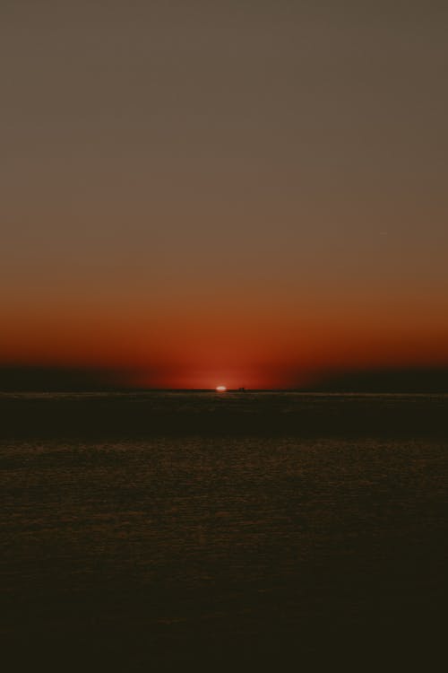 คลังภาพถ่ายฟรี ของ ตะวันลับฟ้า, ทะเล, พระอาทิตย์ขึ้น