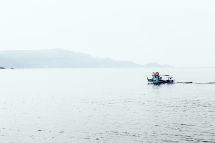 A Boat In The Ocean