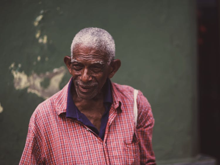 Close Up Photo Of Elderly Man Smiling