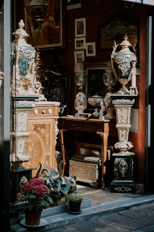Gratis lagerfoto af antikviteter, antikvitetsbutik, årgang