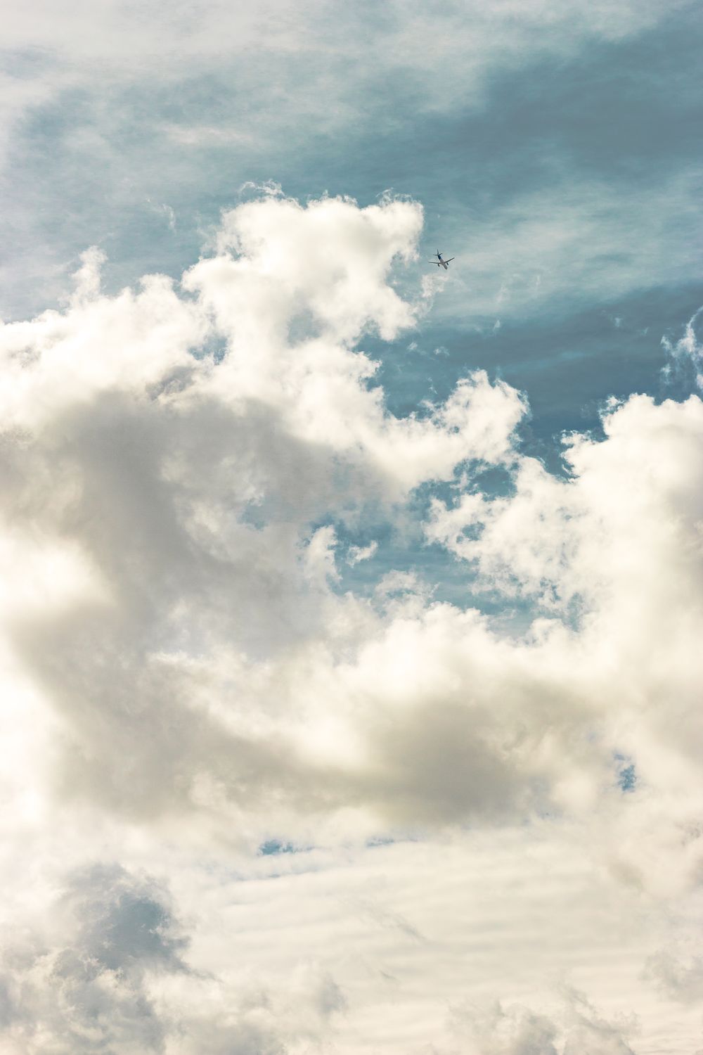 A White Clouds and Blue Sky · Free Stock Photo