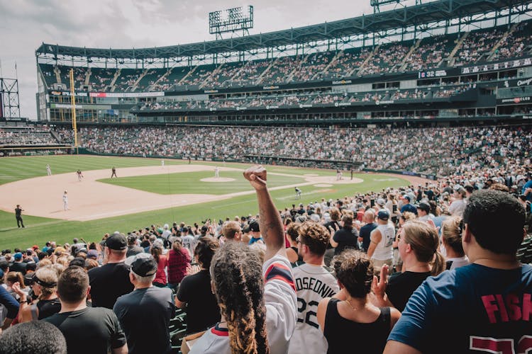 People Watching Baseball