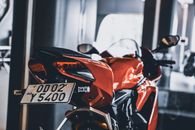 Orange Motorbike