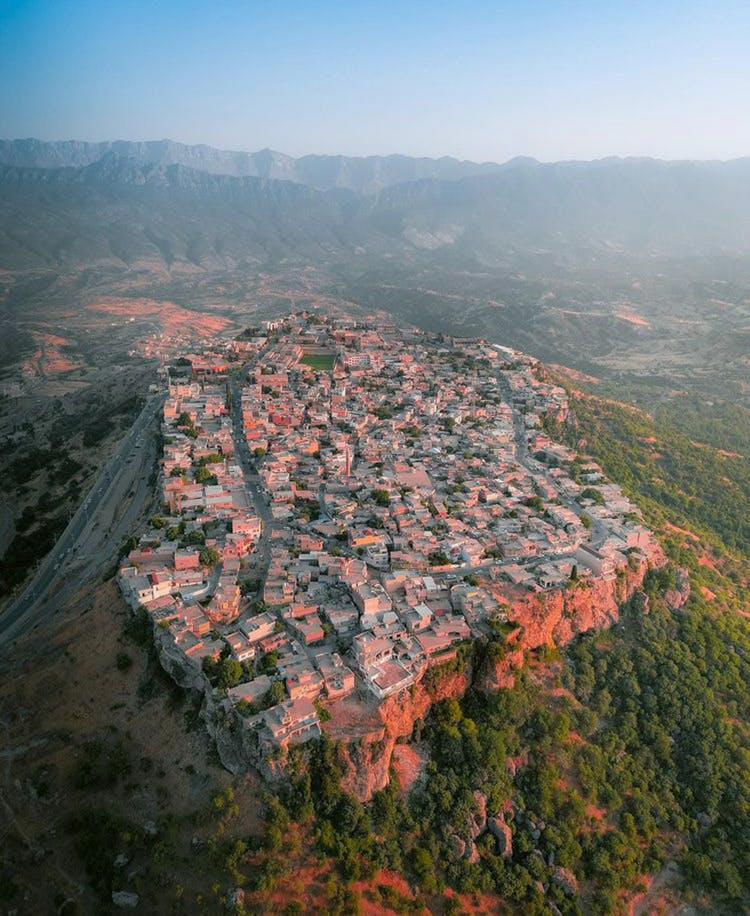 Amedi City On A Hill In Iraq