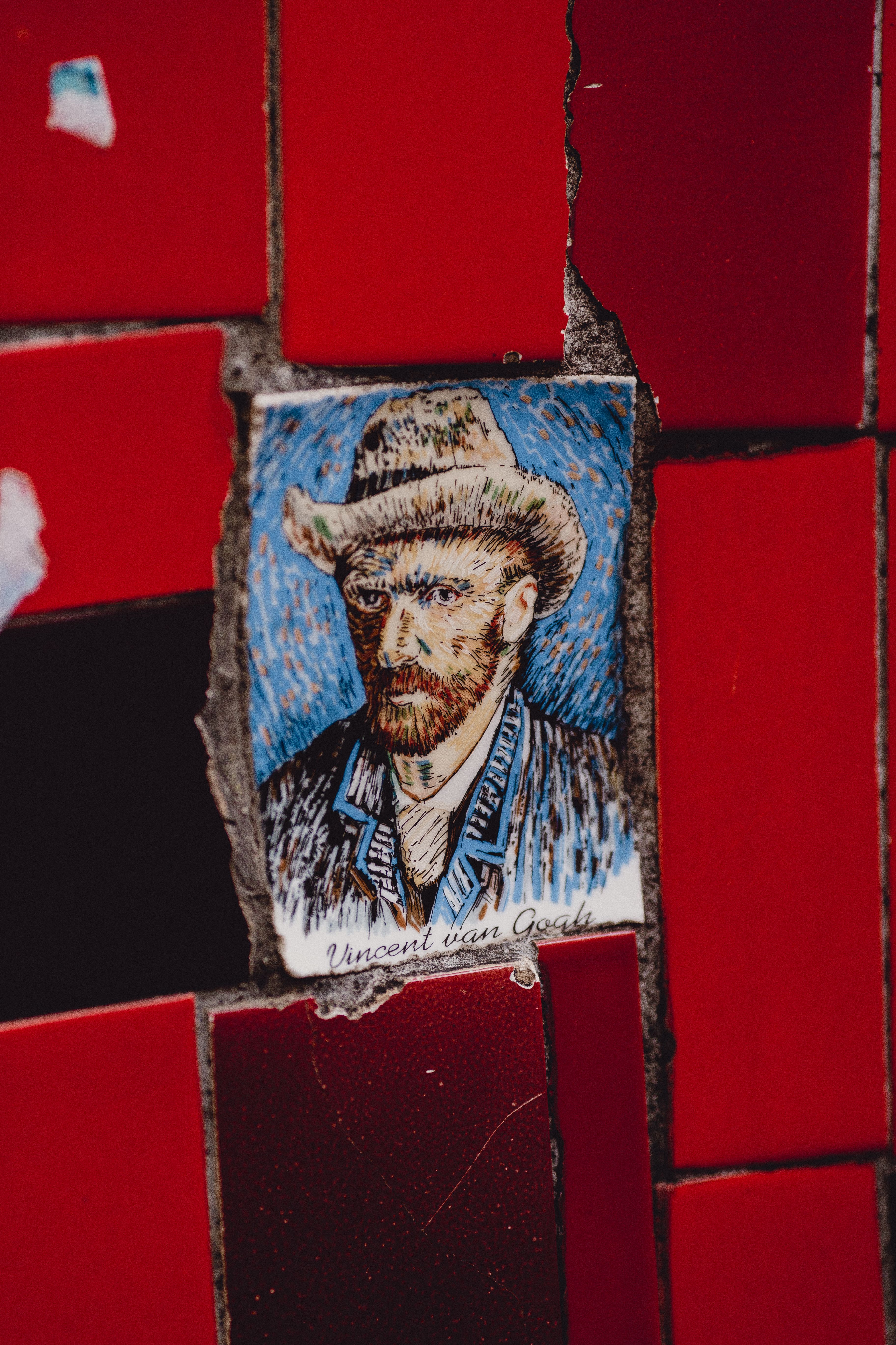 Vincent van Gogh – fotografische Aufnahme eines Van-Gogh-Selbstporträts