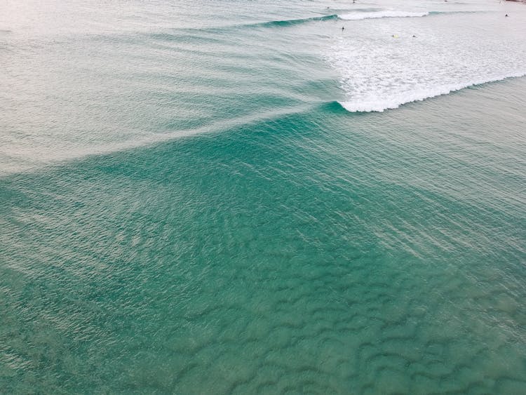 Aerial Photo Of Ocean Waves