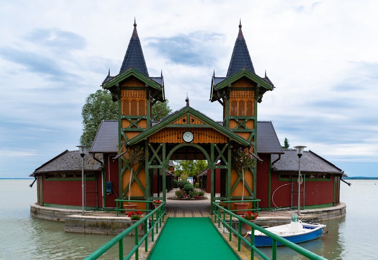 Pier On Keszthely Beach