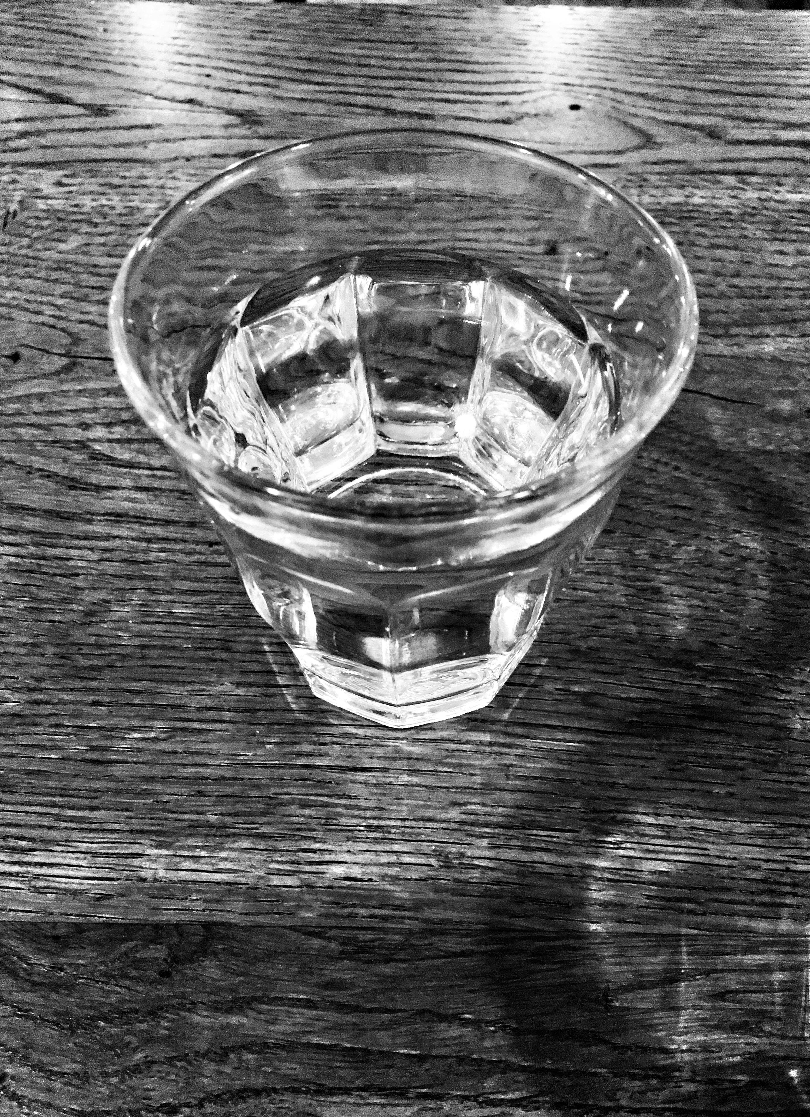Free stock photo of black and white, glass, Tumbler glass