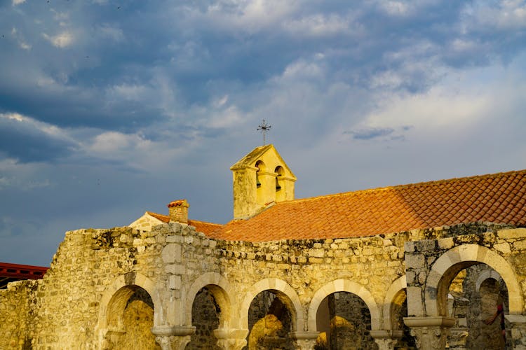 Ruins Of The Church And Convent Of St. John The Evangelist In Rab, Croatia