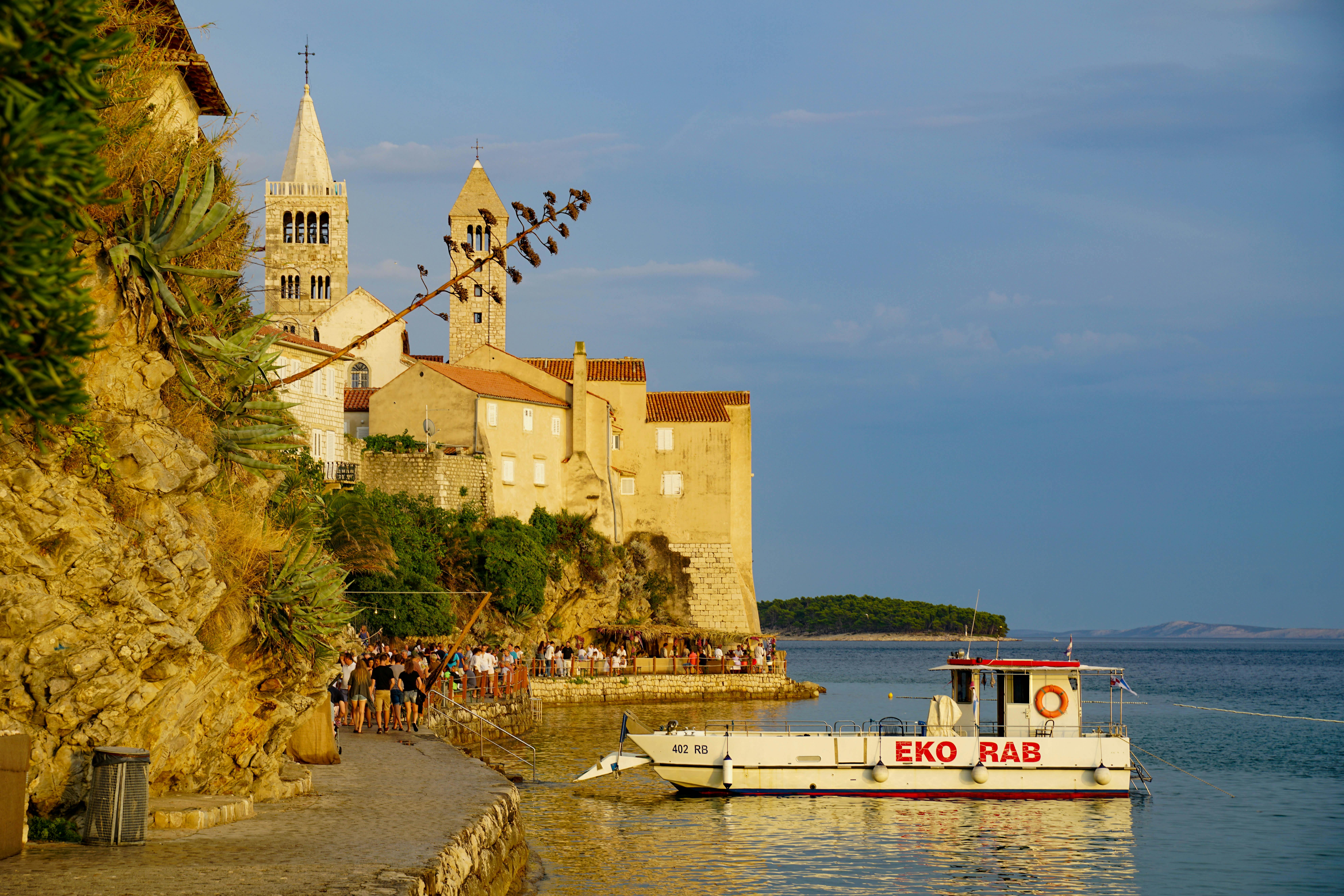 A Ferry Docked at the Island of Rab in Croatia · Free Stock Photo