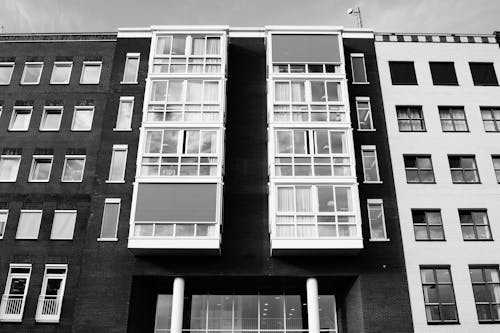 Grayscale Photography of Building