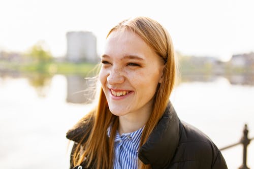 Focus Photo of Woman Smiling