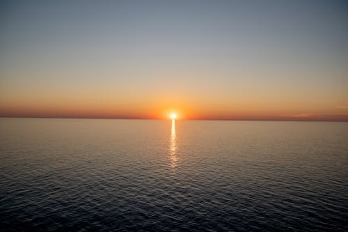 A Sea During Sunset