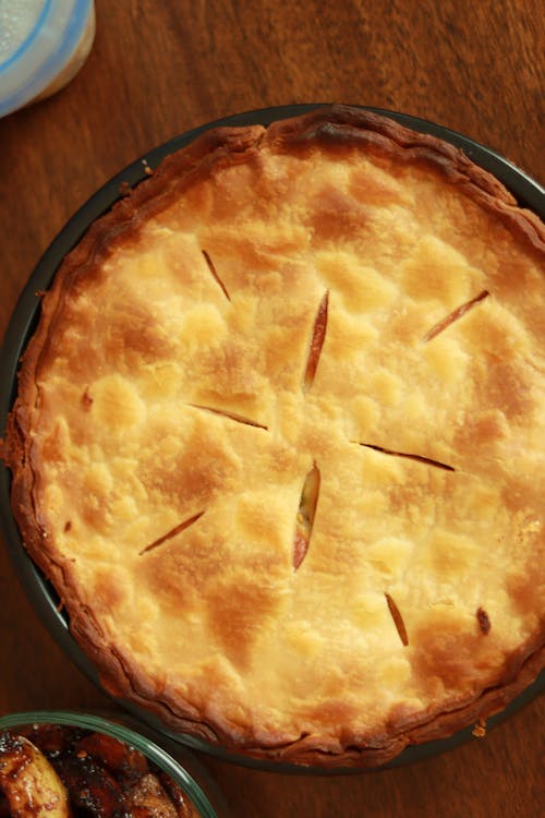 Overhead Shot of a Pie