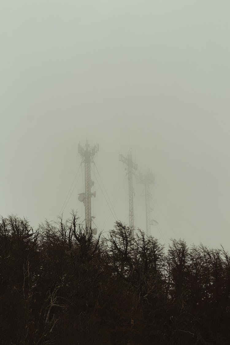 Fog Covering Cell Towers