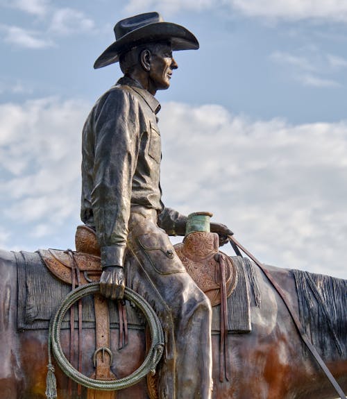 Gratuit Imagine de stoc gratuită din coardă, cowboy, sculptură Fotografie de stoc