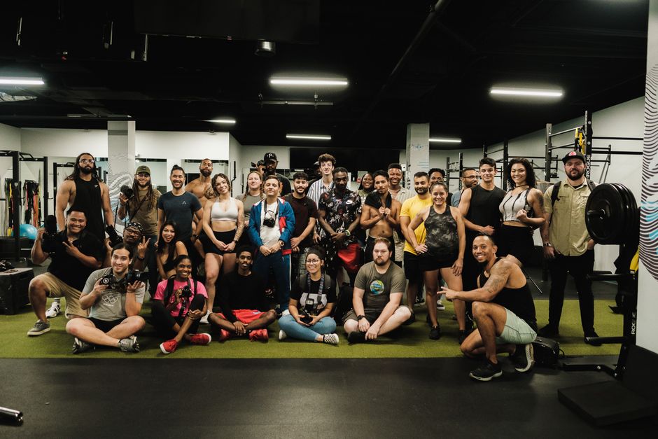diverse group of people in fitness class happy motivated - Bodyweight exercises strength diverse group of people in fitness class happy motivated - Bodyweight exercises strength