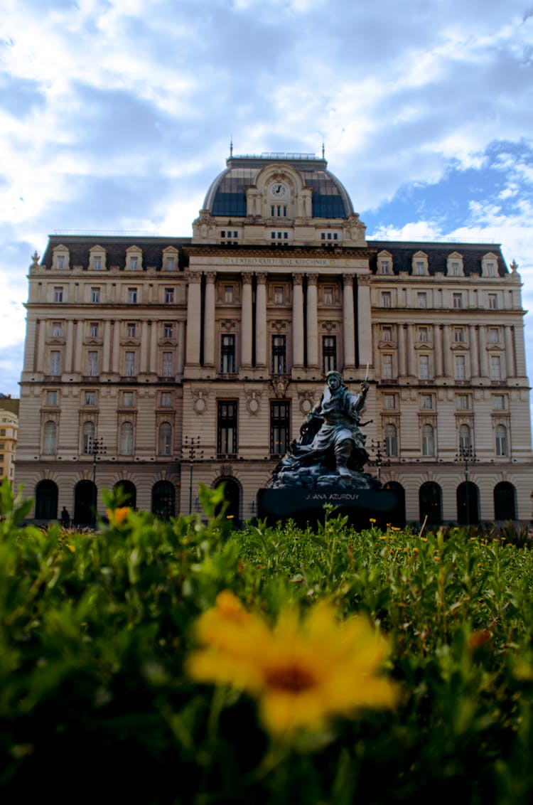 Flower, Sculpture And Building